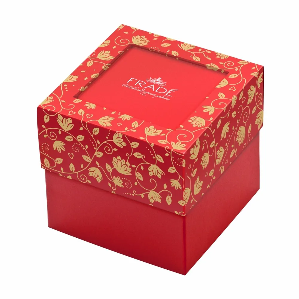 Красная упаковка для конфет