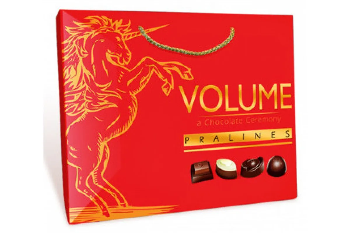 Красная упаковка для конфет