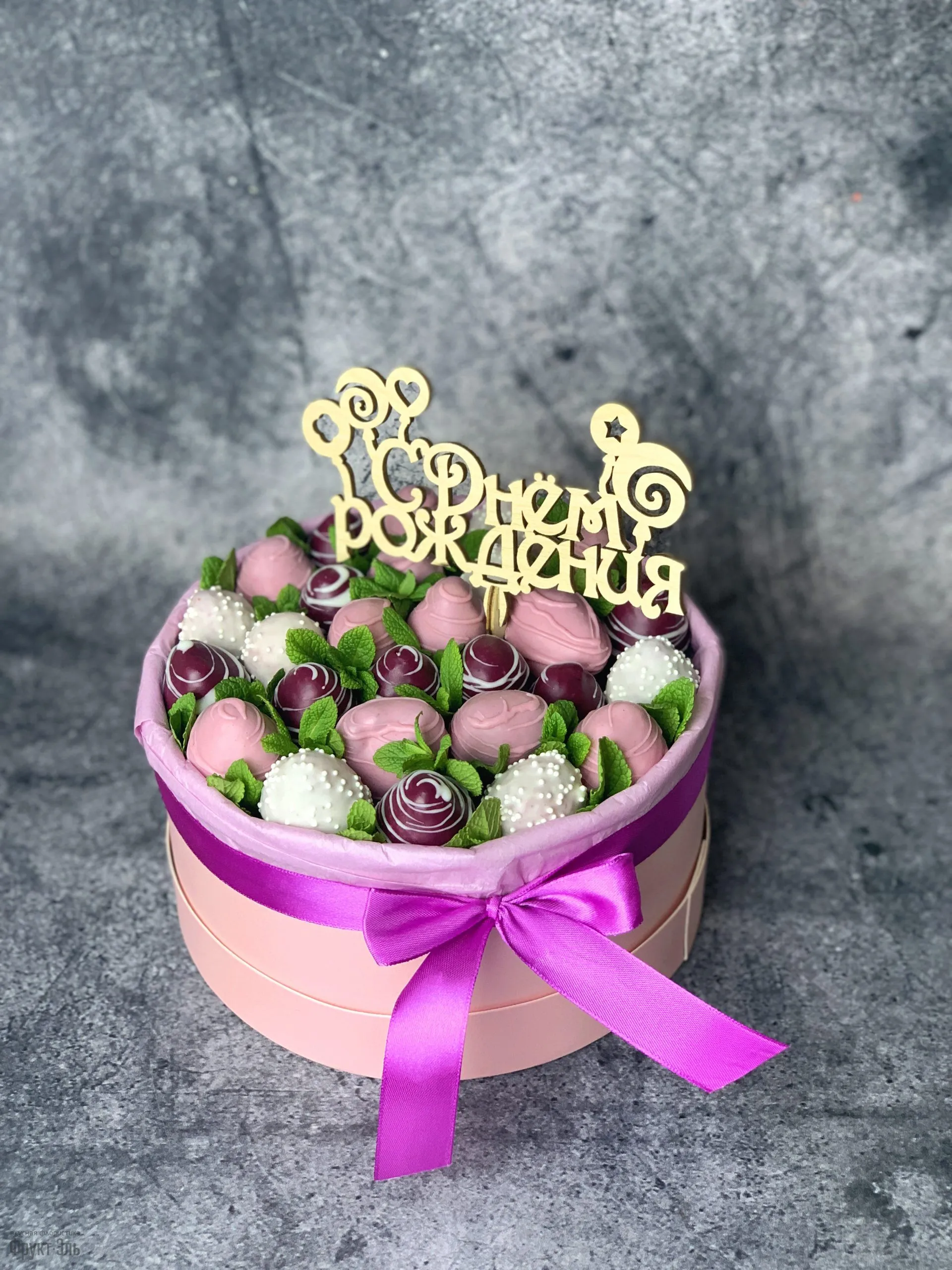 Круглая упаковка для конфет