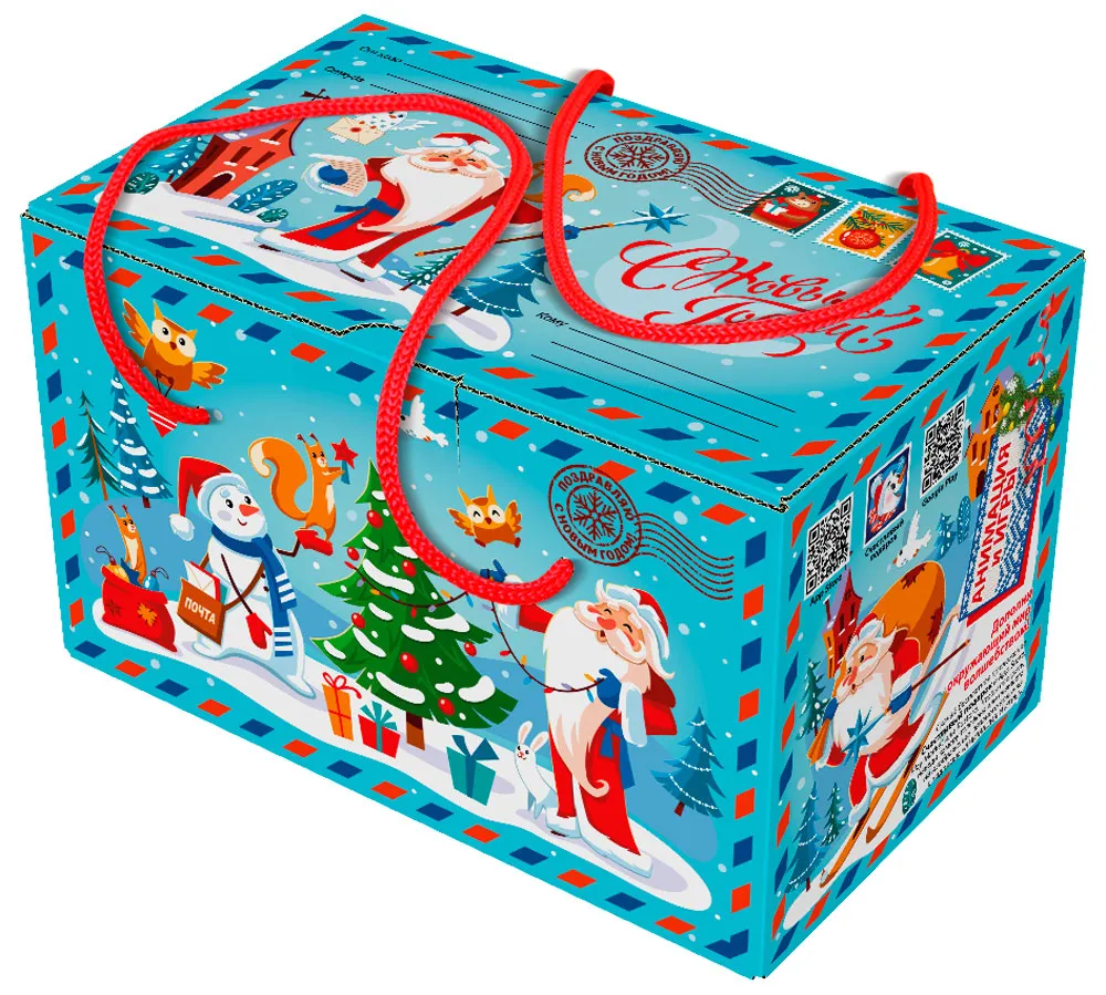 Новогодняя упаковка для детских подарков