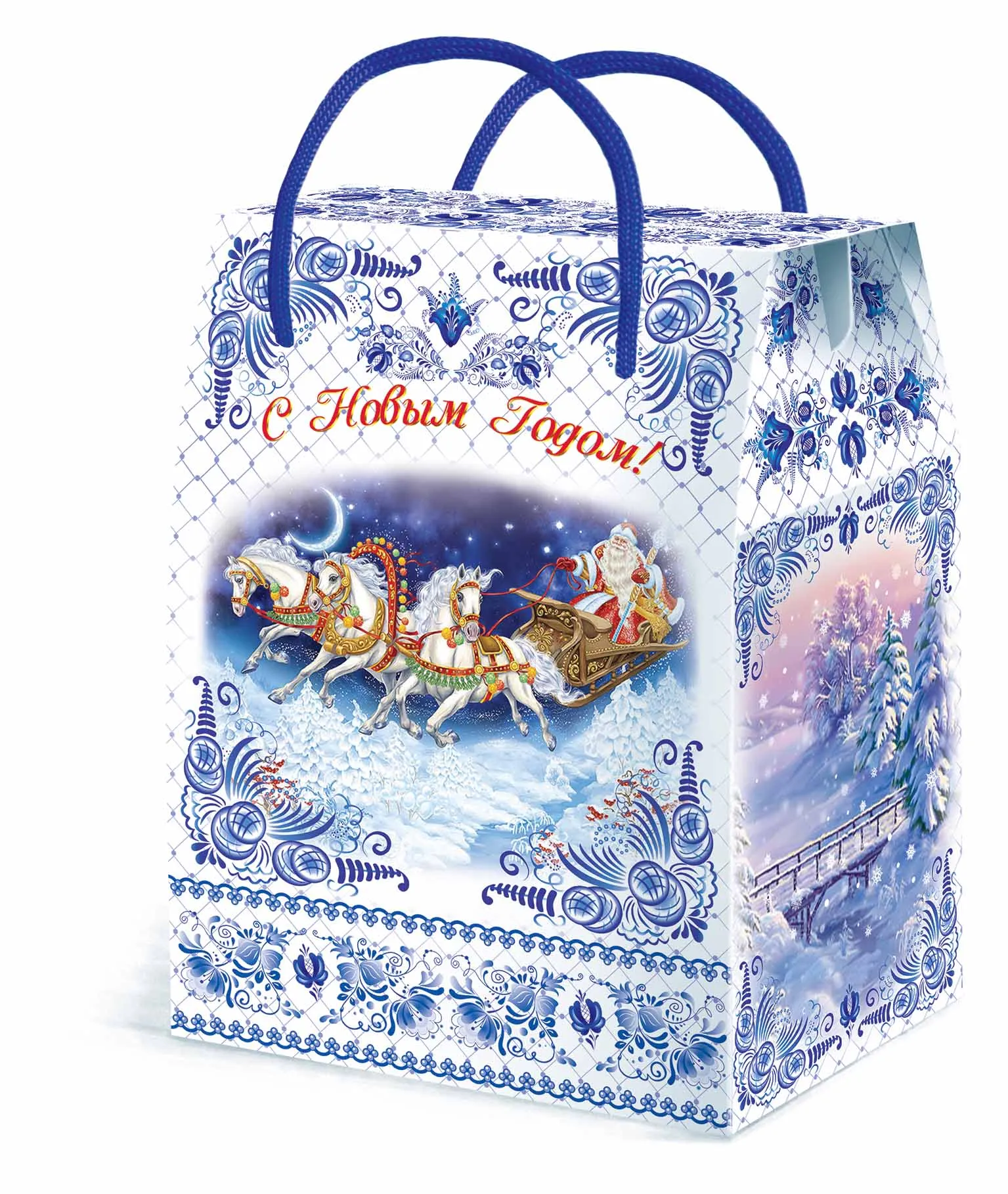 Новогодняя упаковка первый снег