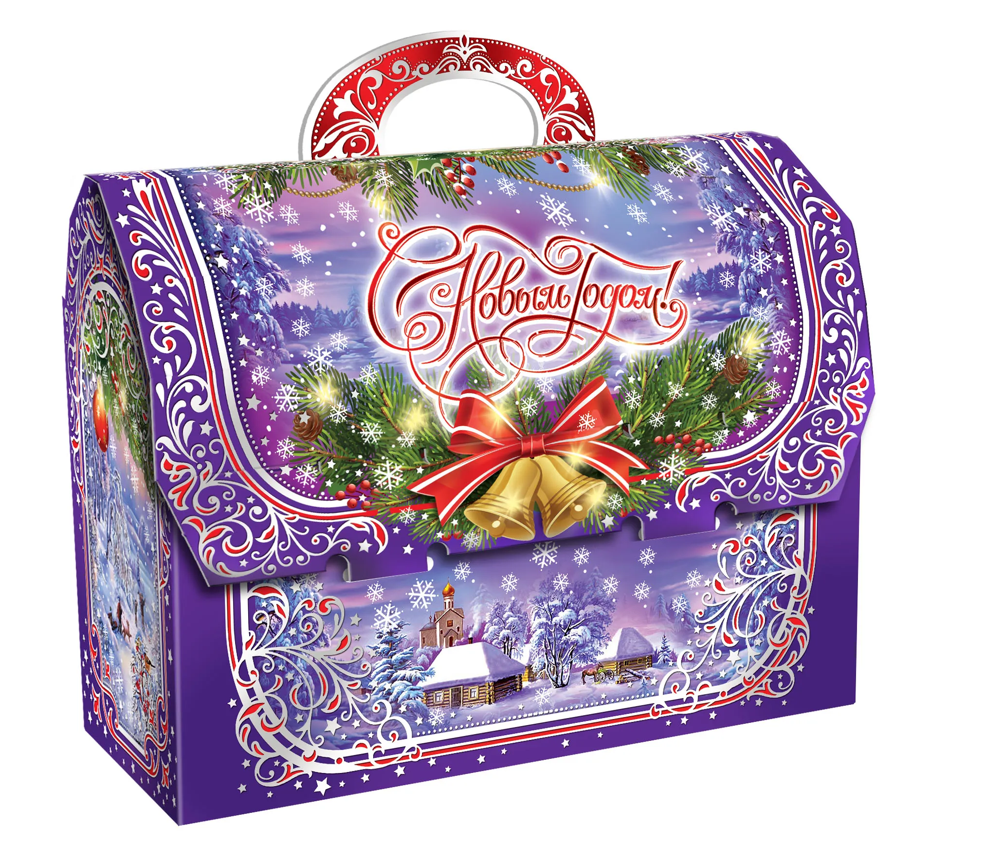 Новогодняя упаковка первый снег