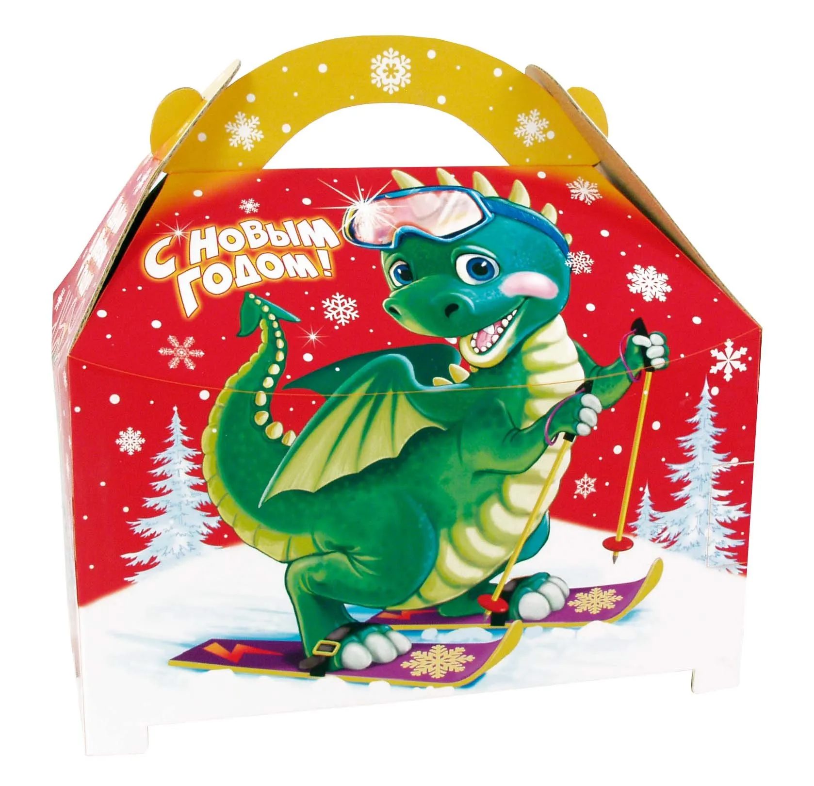Новогодняя упаковка с драконом