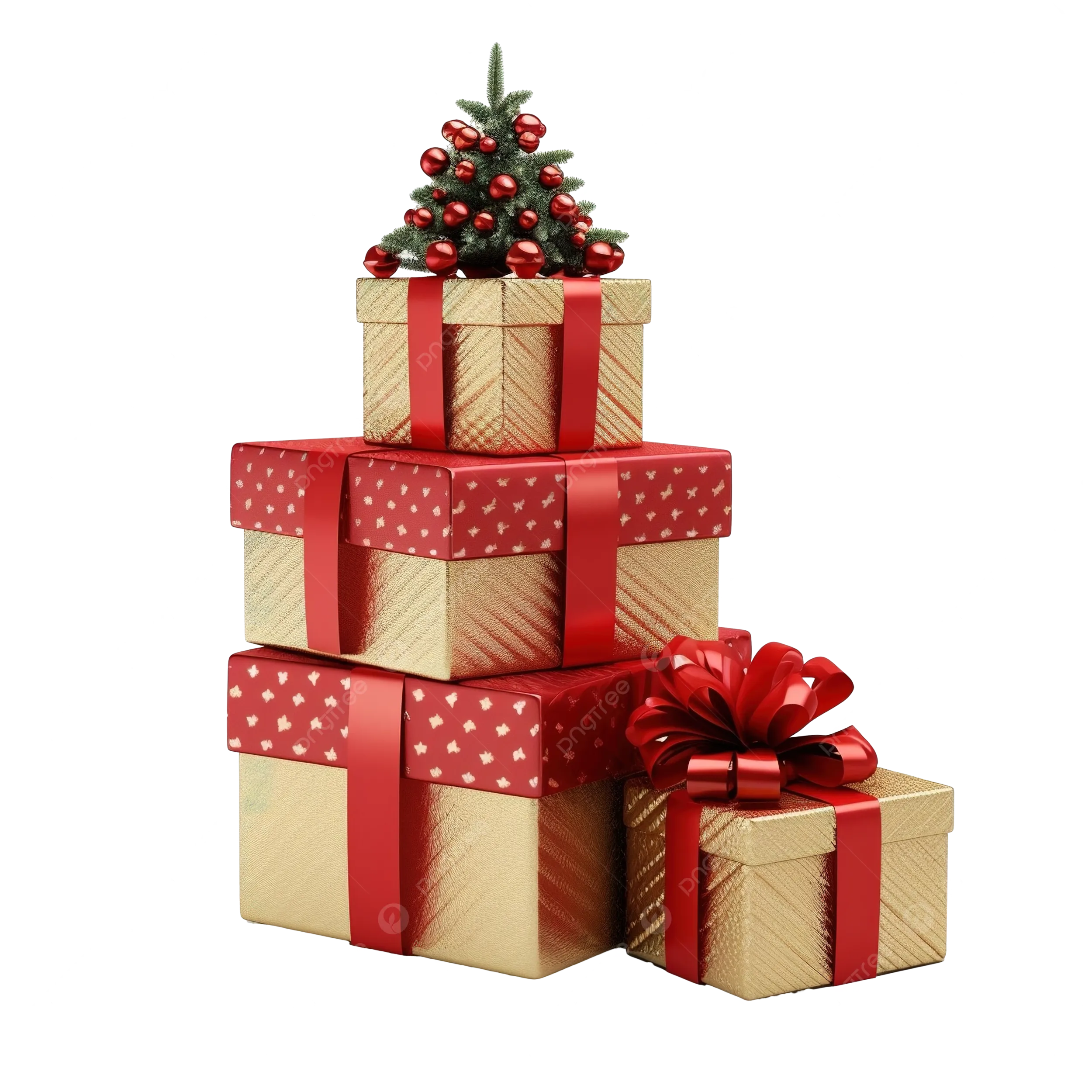 Новогодняя упаковка с елкой