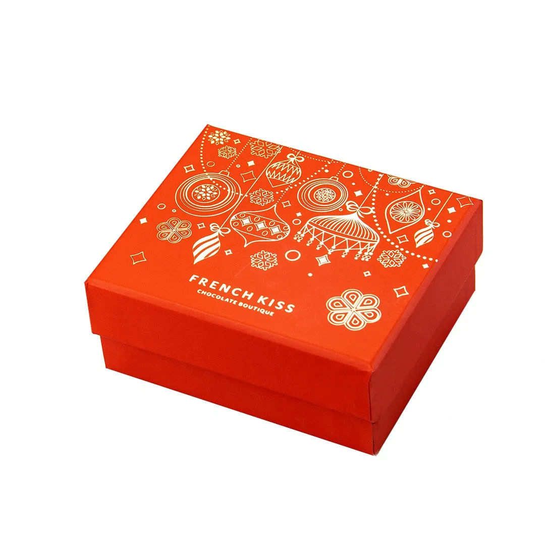 Оранжевая упаковка для конфет