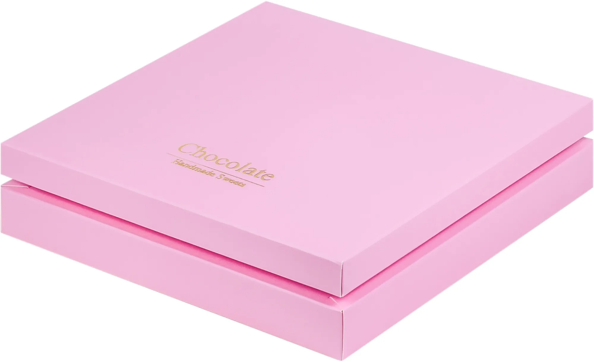 Розовая упаковка для конфет