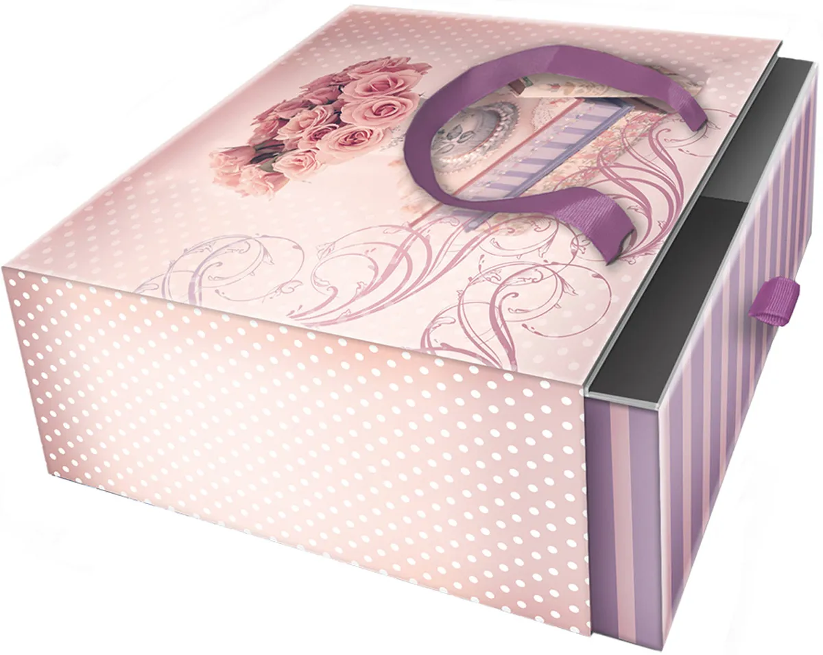 Упаковка для косметики с розой