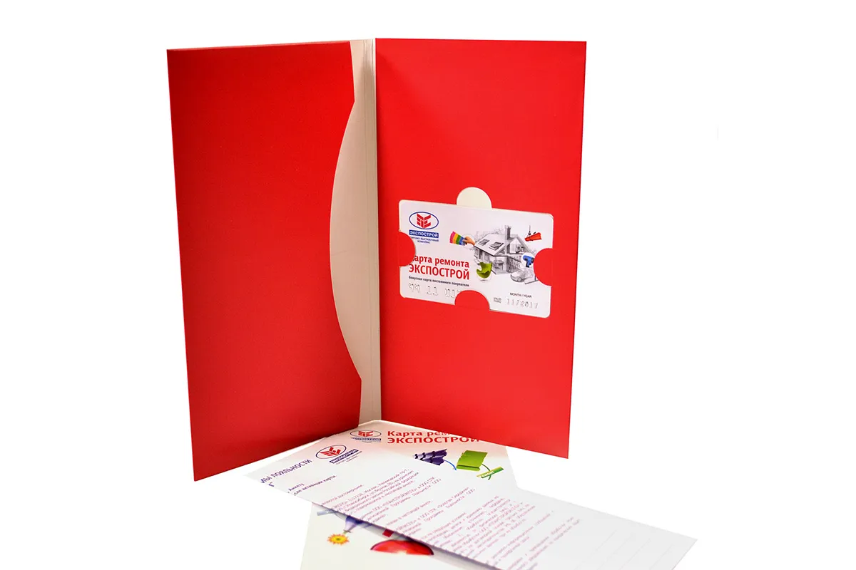 Упаковка карточек