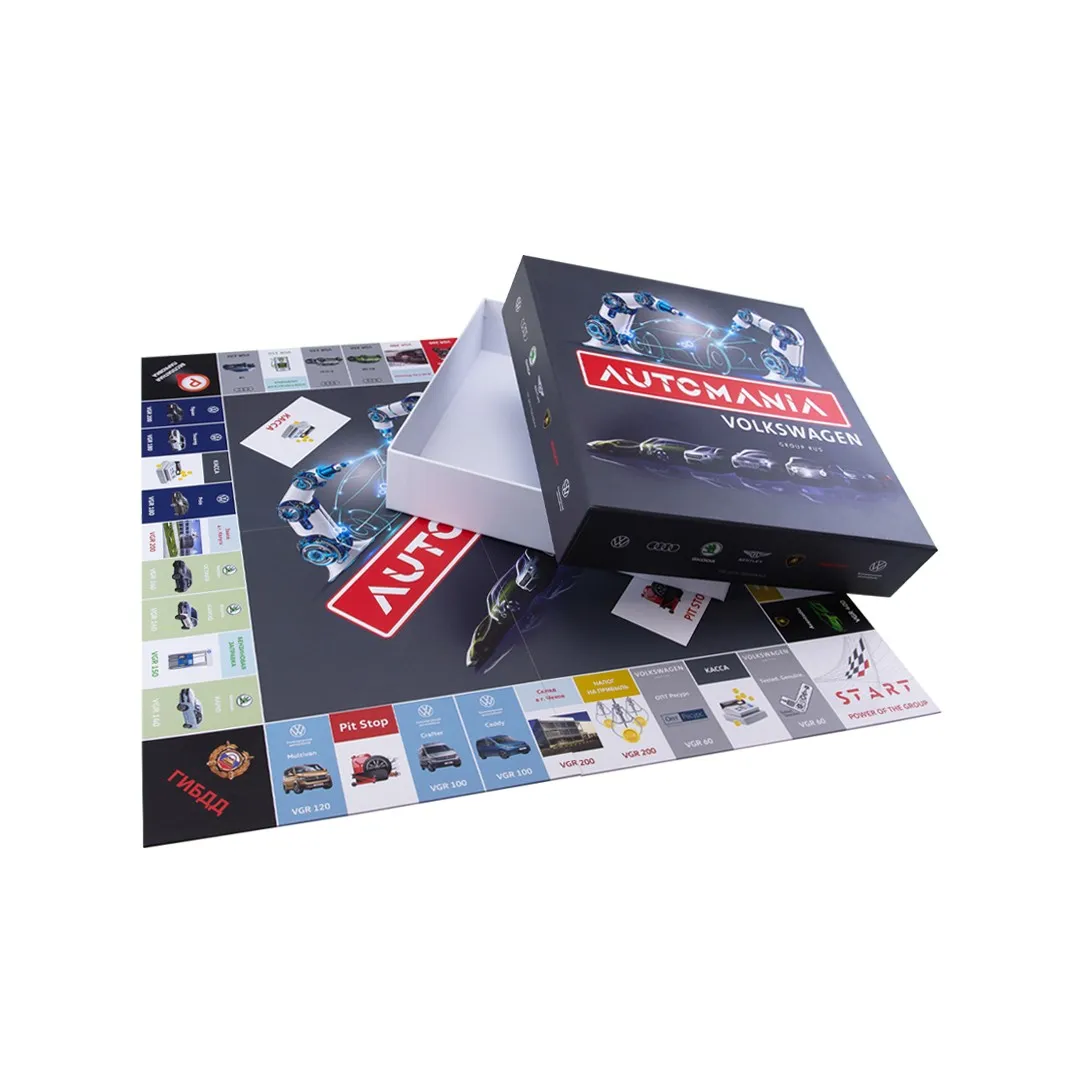 Упаковка настольных игр