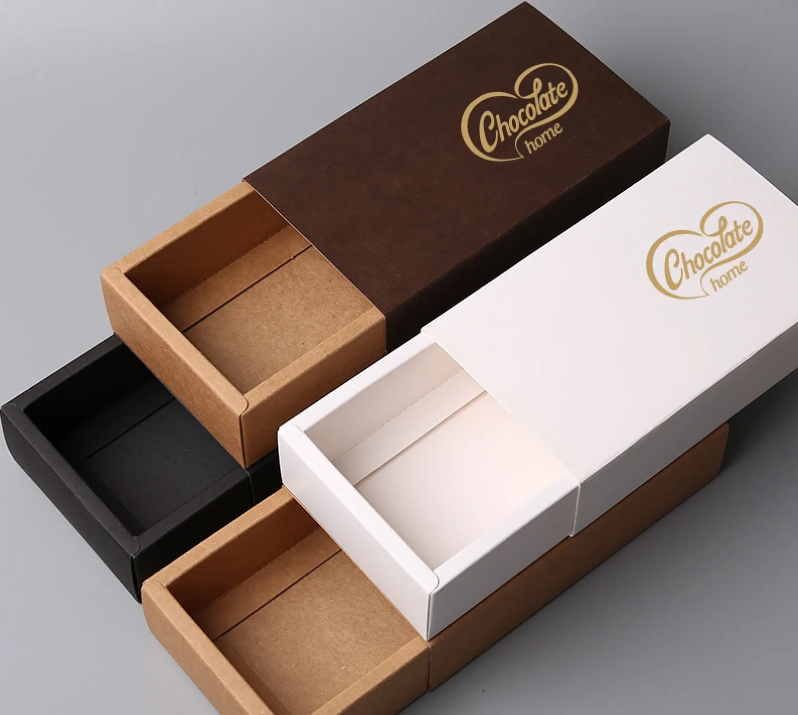 Вытянутая упаковка для конфет