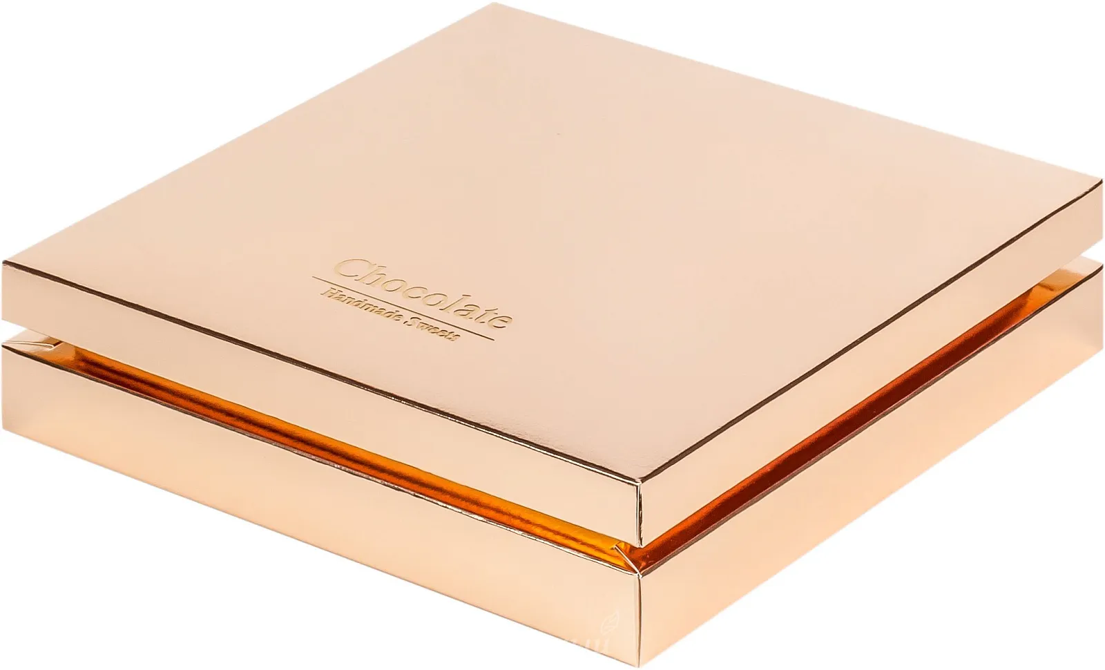 Золотая упаковка для конфет