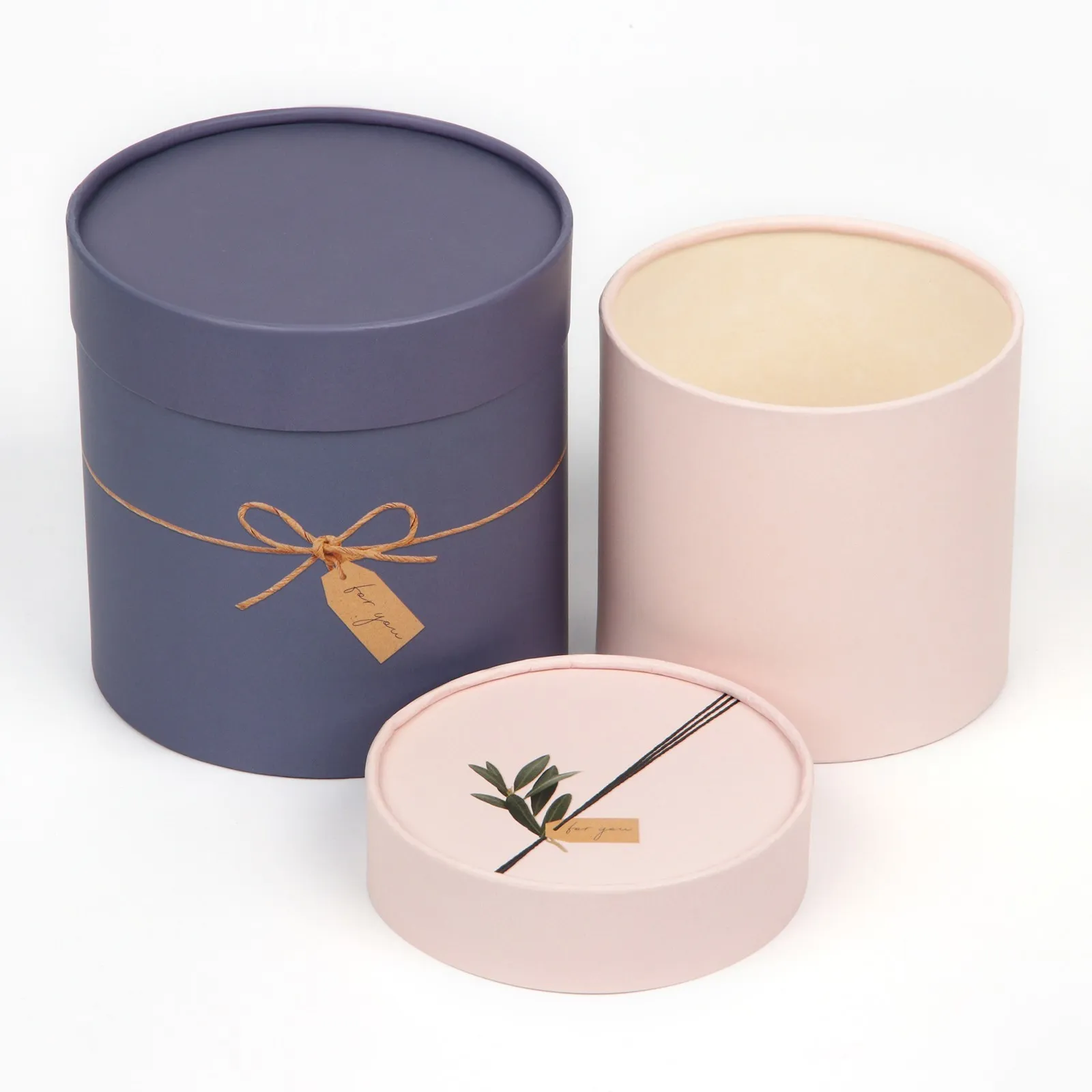 Круглые подарочные коробки