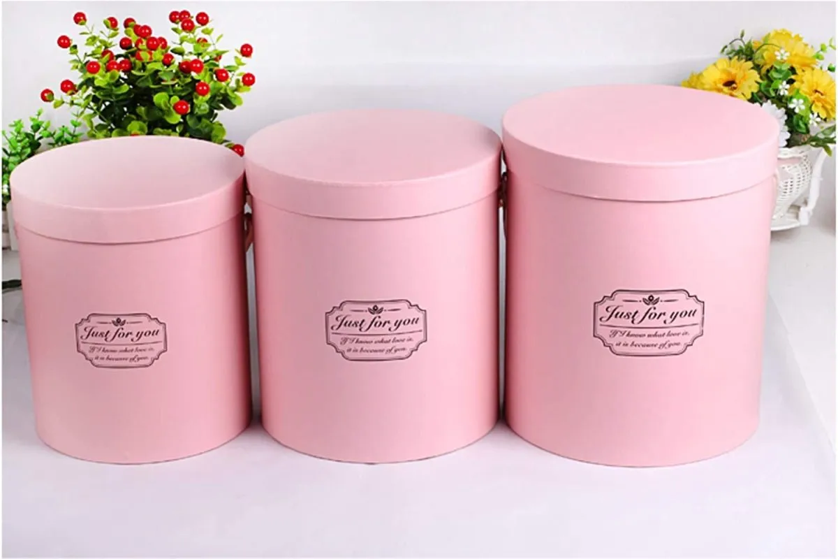 Круглые подарочные коробки