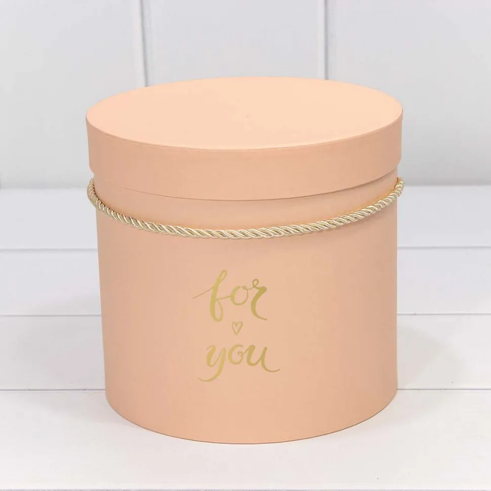 Подарочные коробки 25х25 круглая