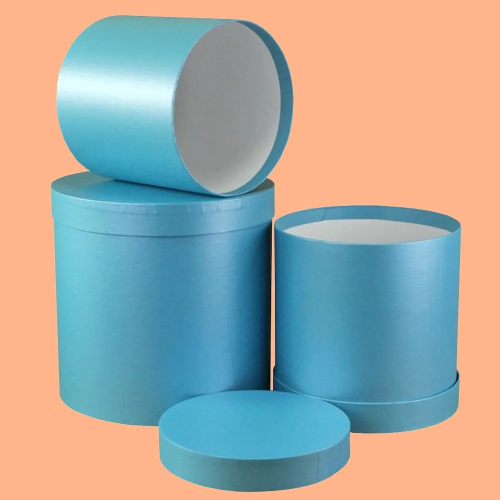 Подарочные коробки 25х25 круглая