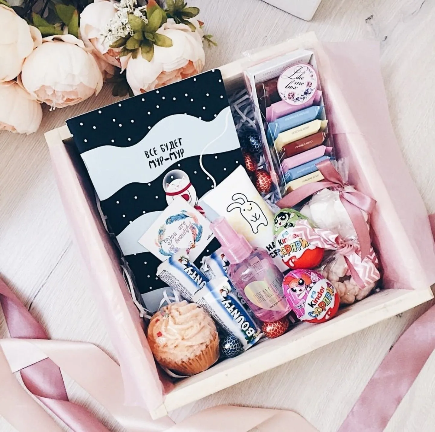 Подарочные коробки подруге