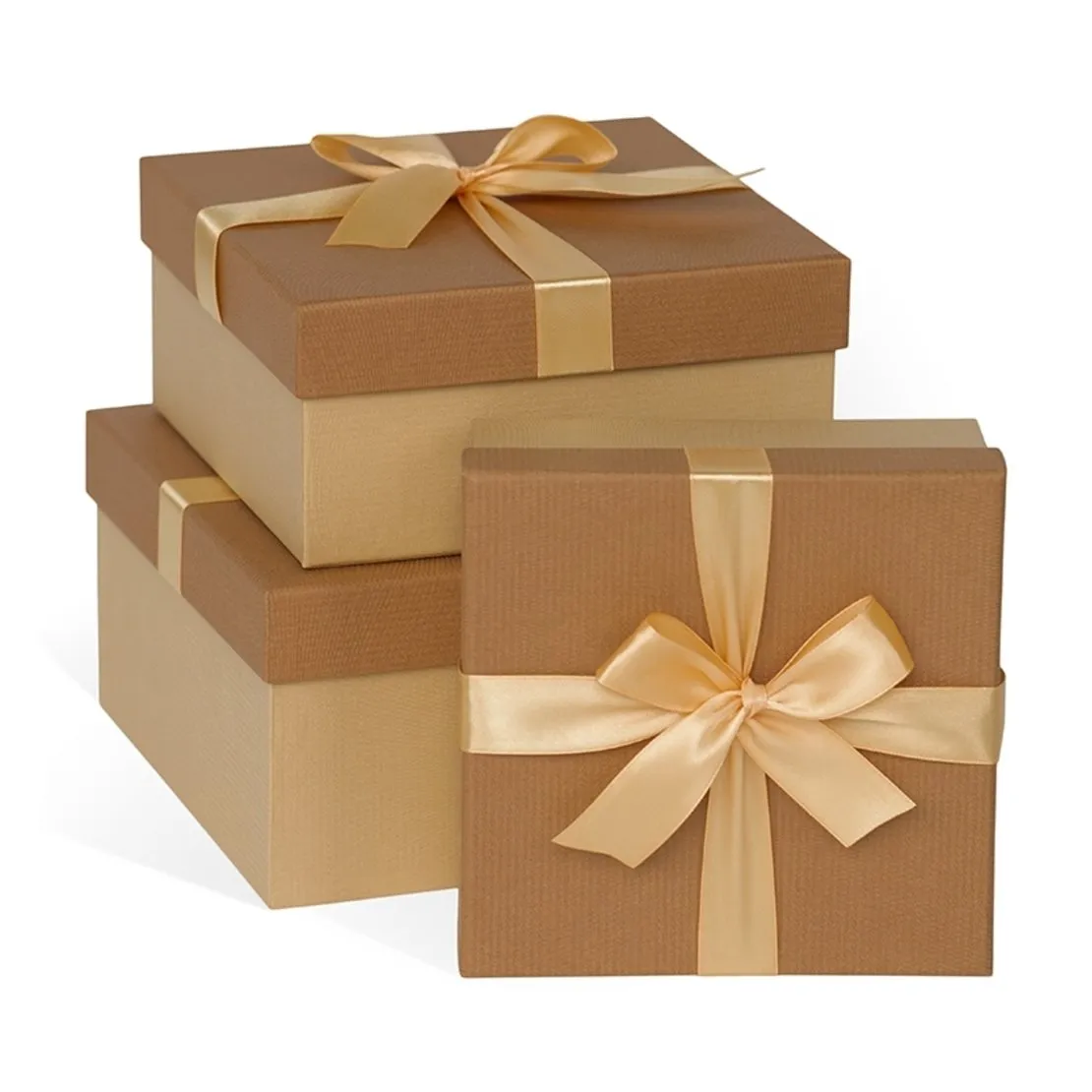 Подарочные коробки с бантом