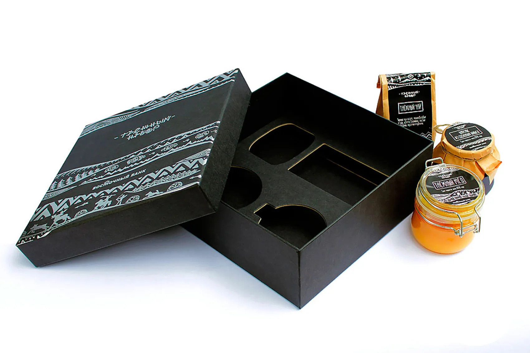 Подарочные коробки с отделениями