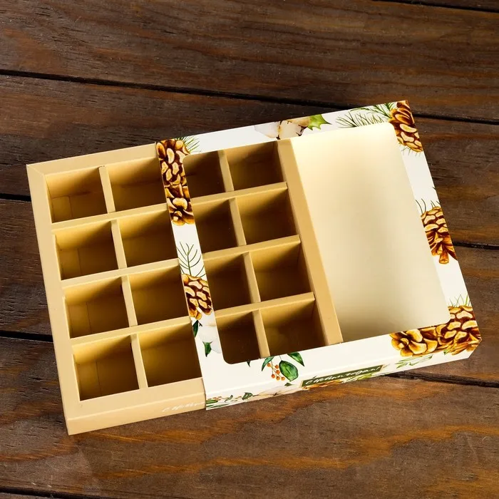 Подарочные коробки с ячейками