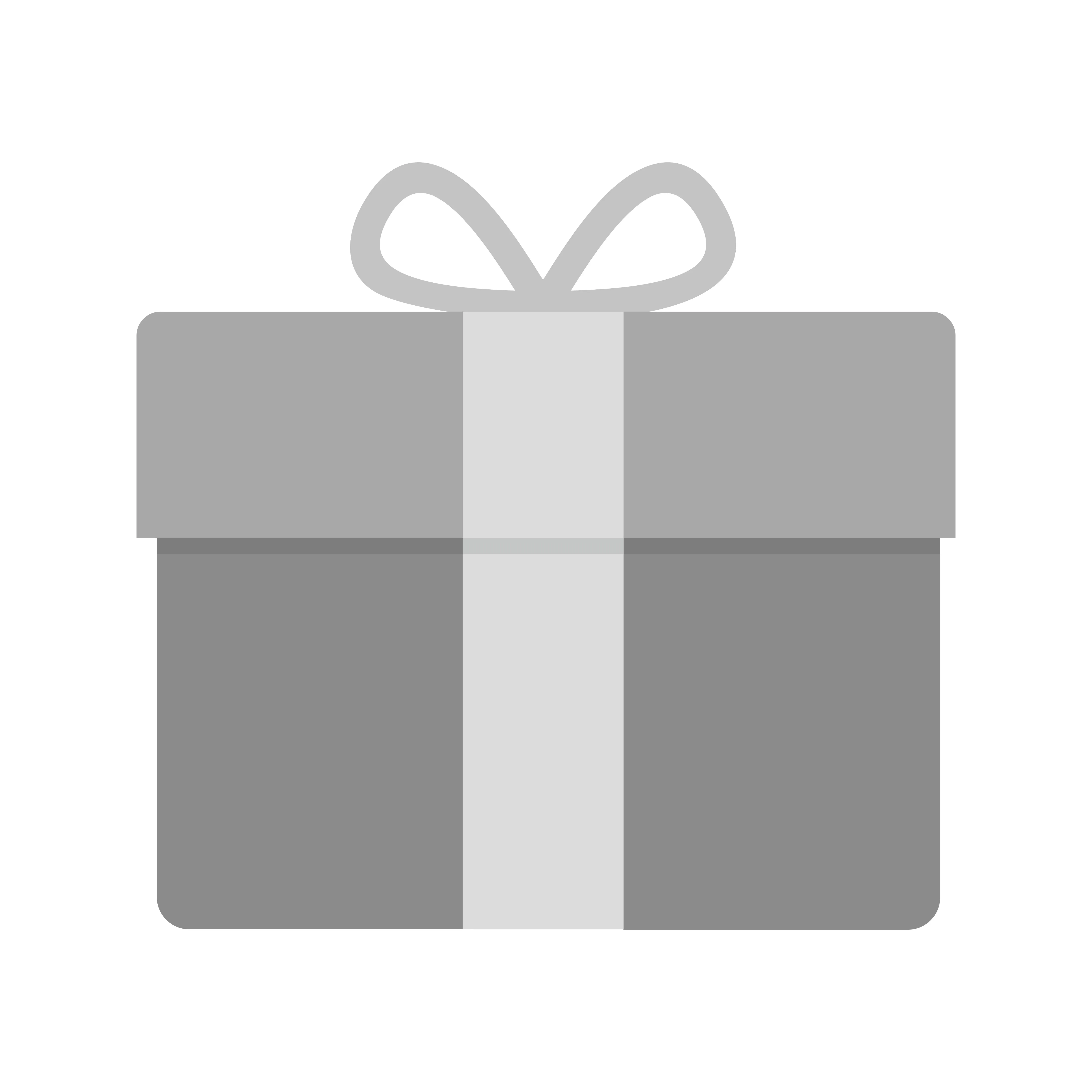 Серые подарочные коробки