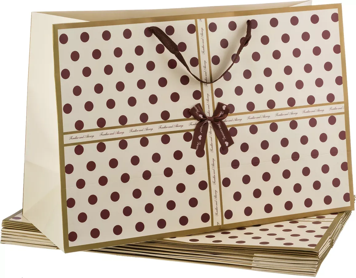 Бумажные подарочные пакеты 70х70 см