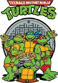 Печать плаката комикса Черепашки ниндзя