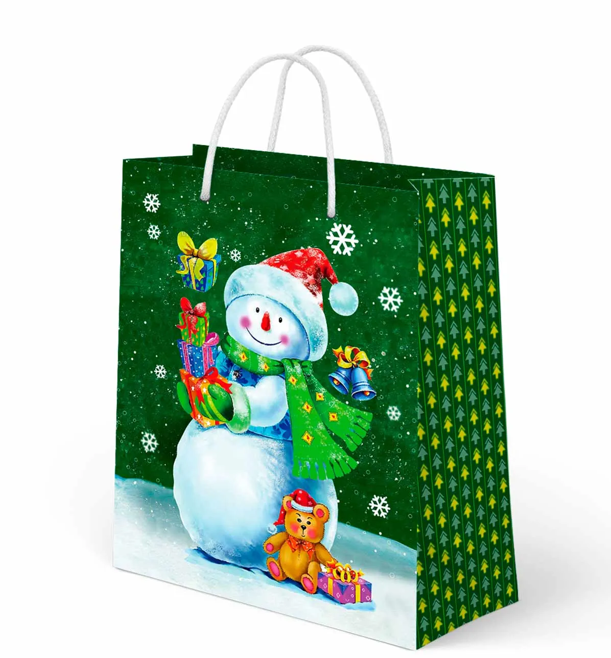 Новогодние бумажные пакеты