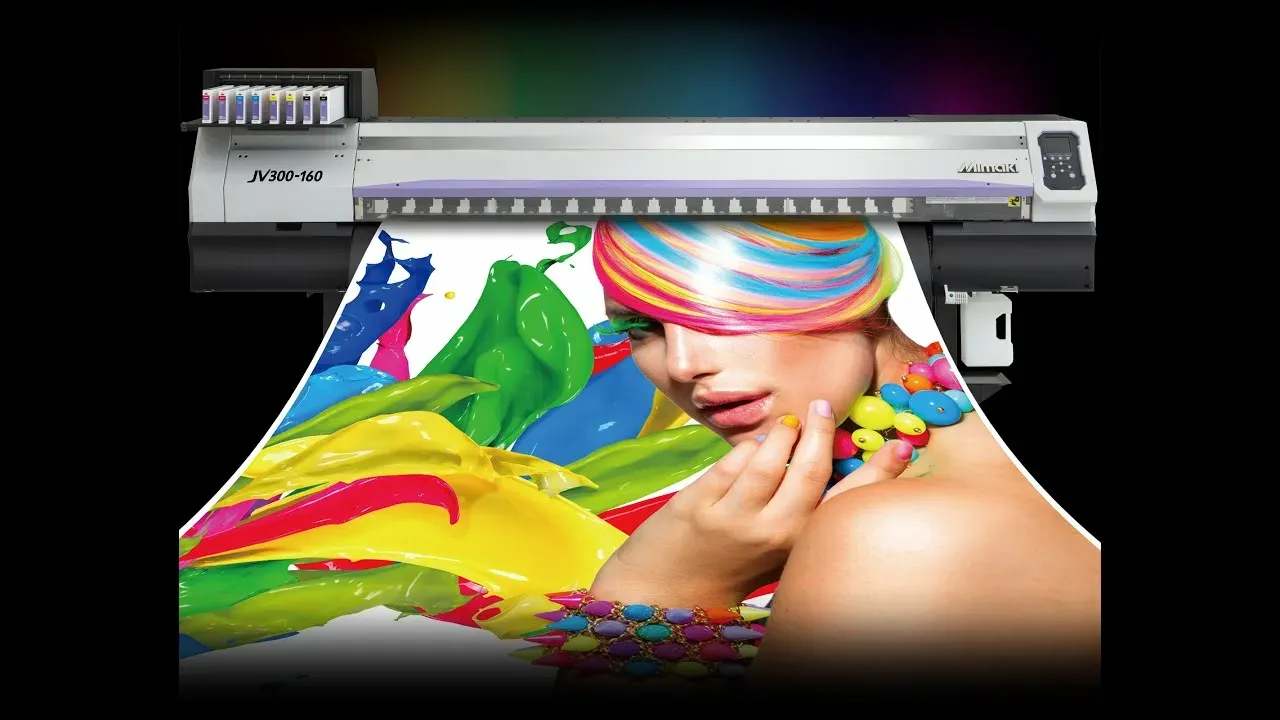 Печать цветных плакатов