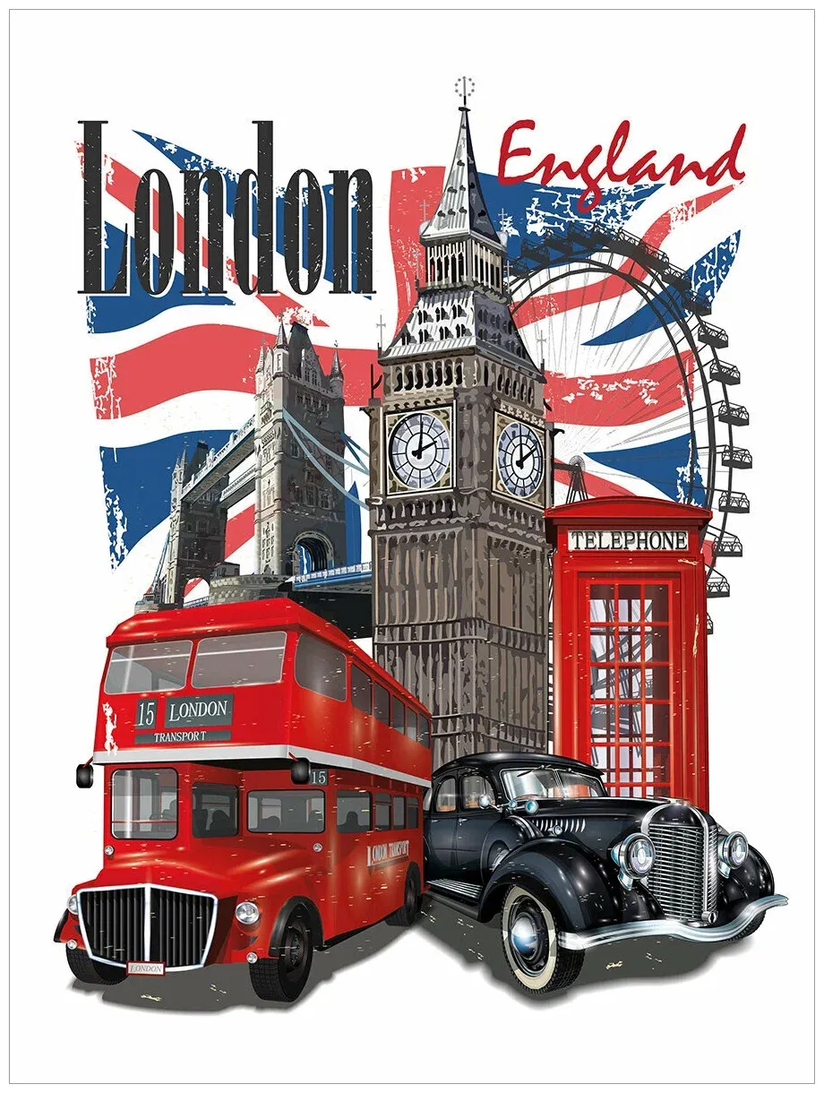 Печать плакатов Лондон