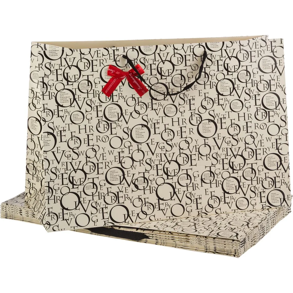 Бумажные подарочные пакеты 70х70 см