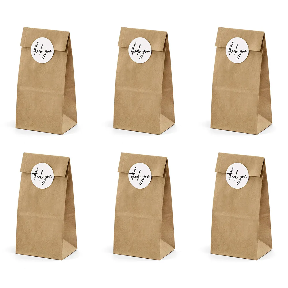 Размеры пакетов из бумаги