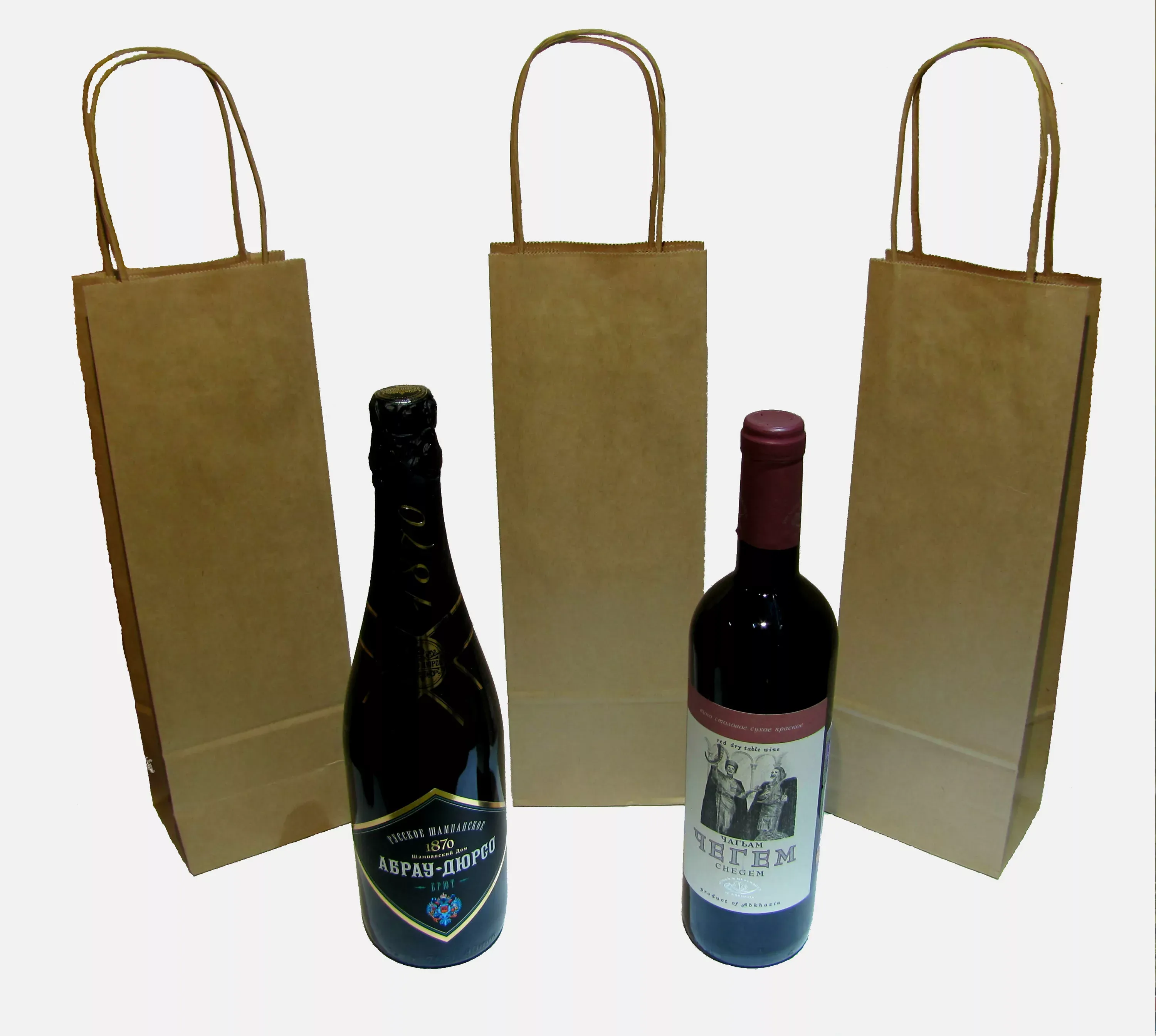 Бумажные пакеты для вина