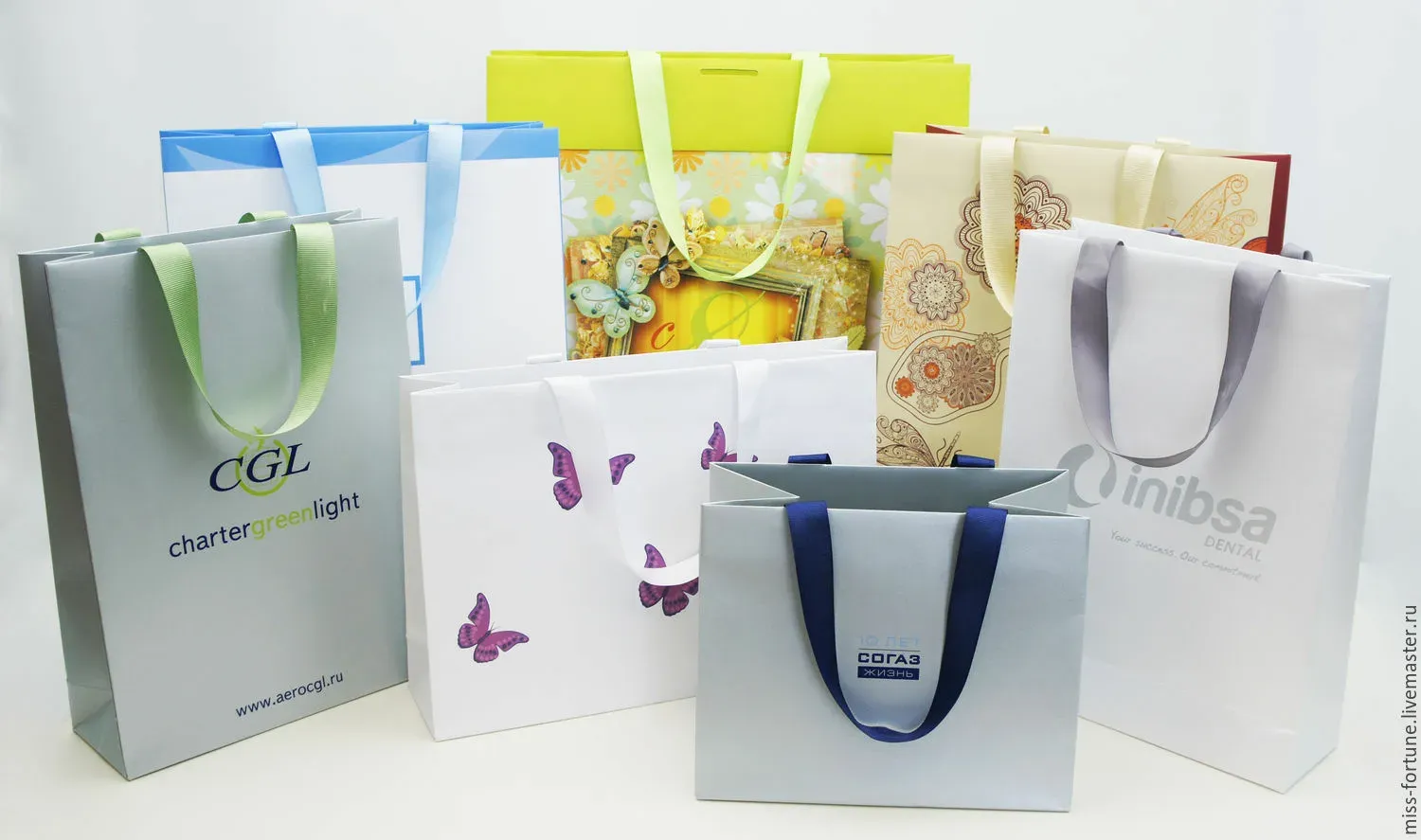 Бумажные пакеты люкс