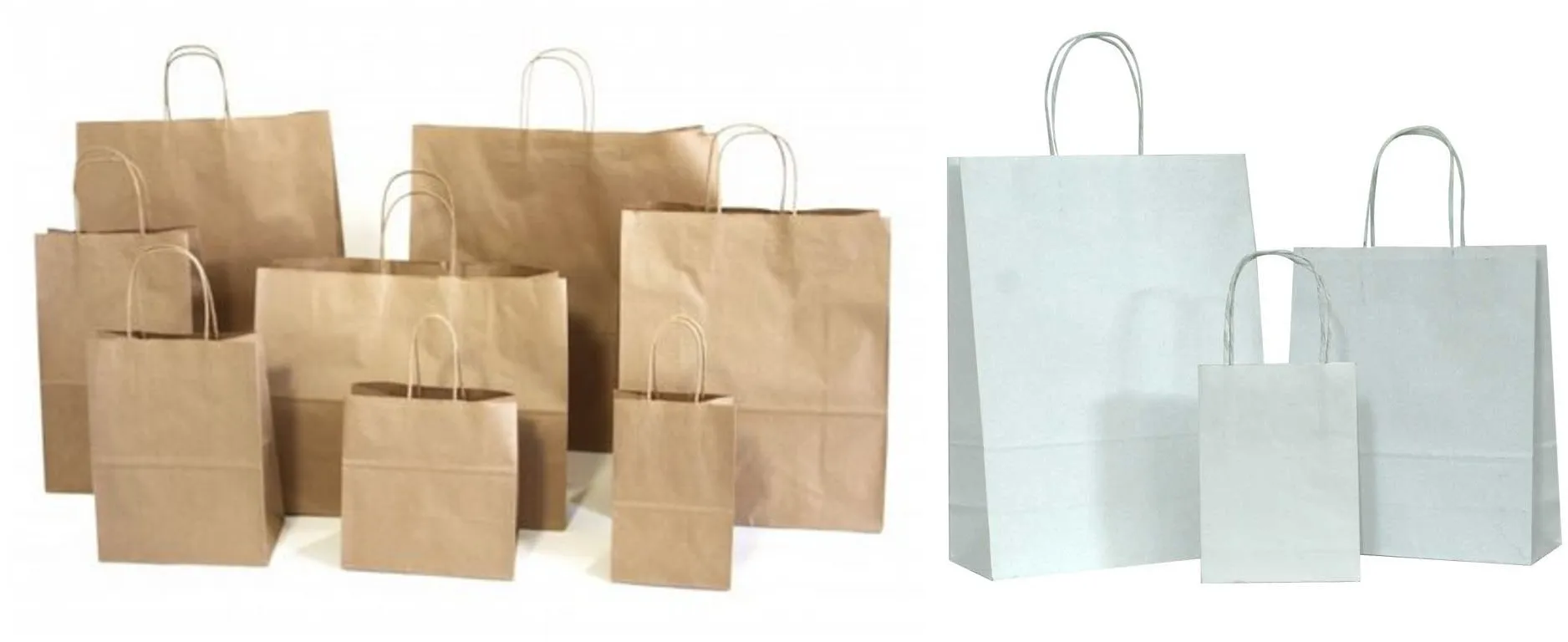 Бумажные пакеты с ручками