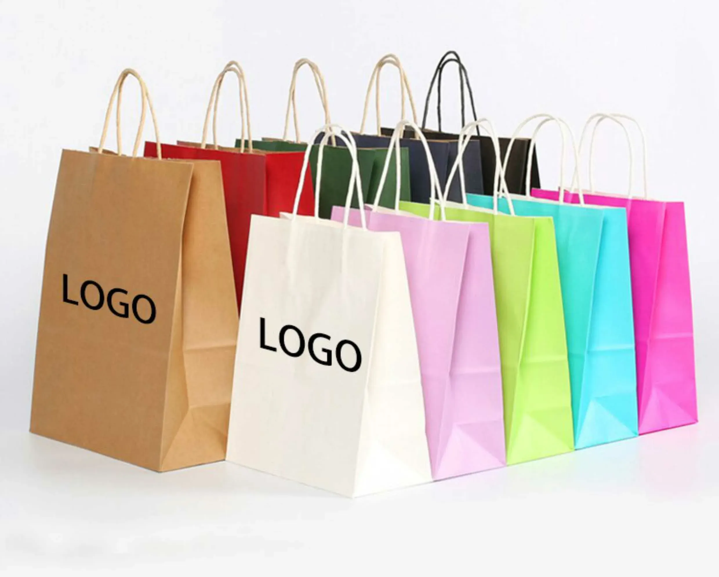 Цвета бумажных пакетов