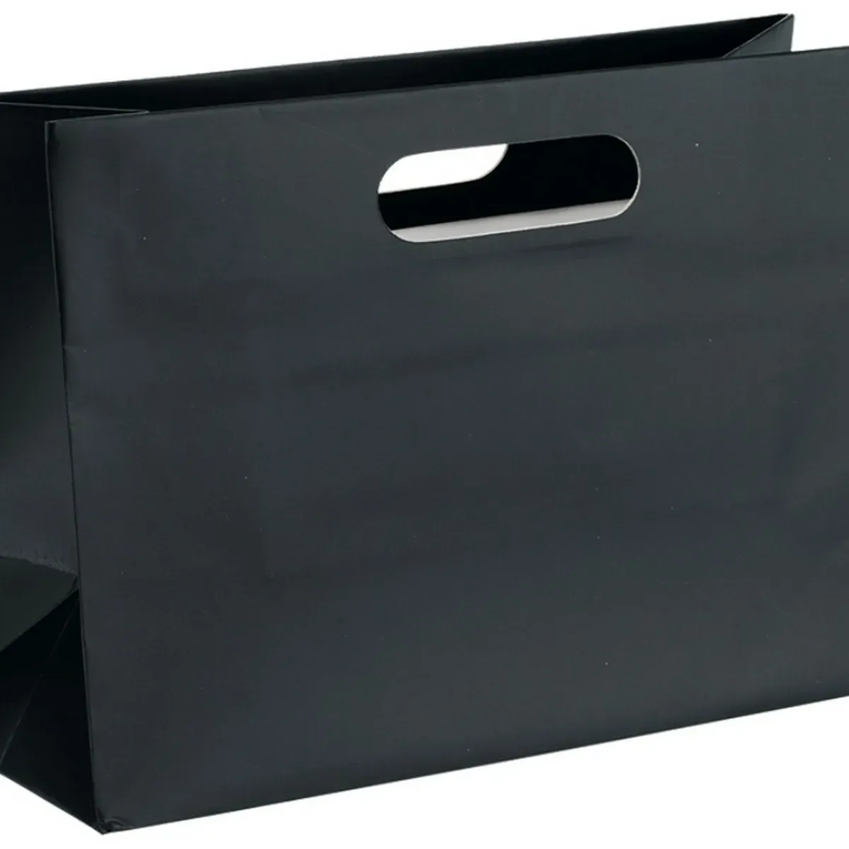 Черные бумажные пакеты