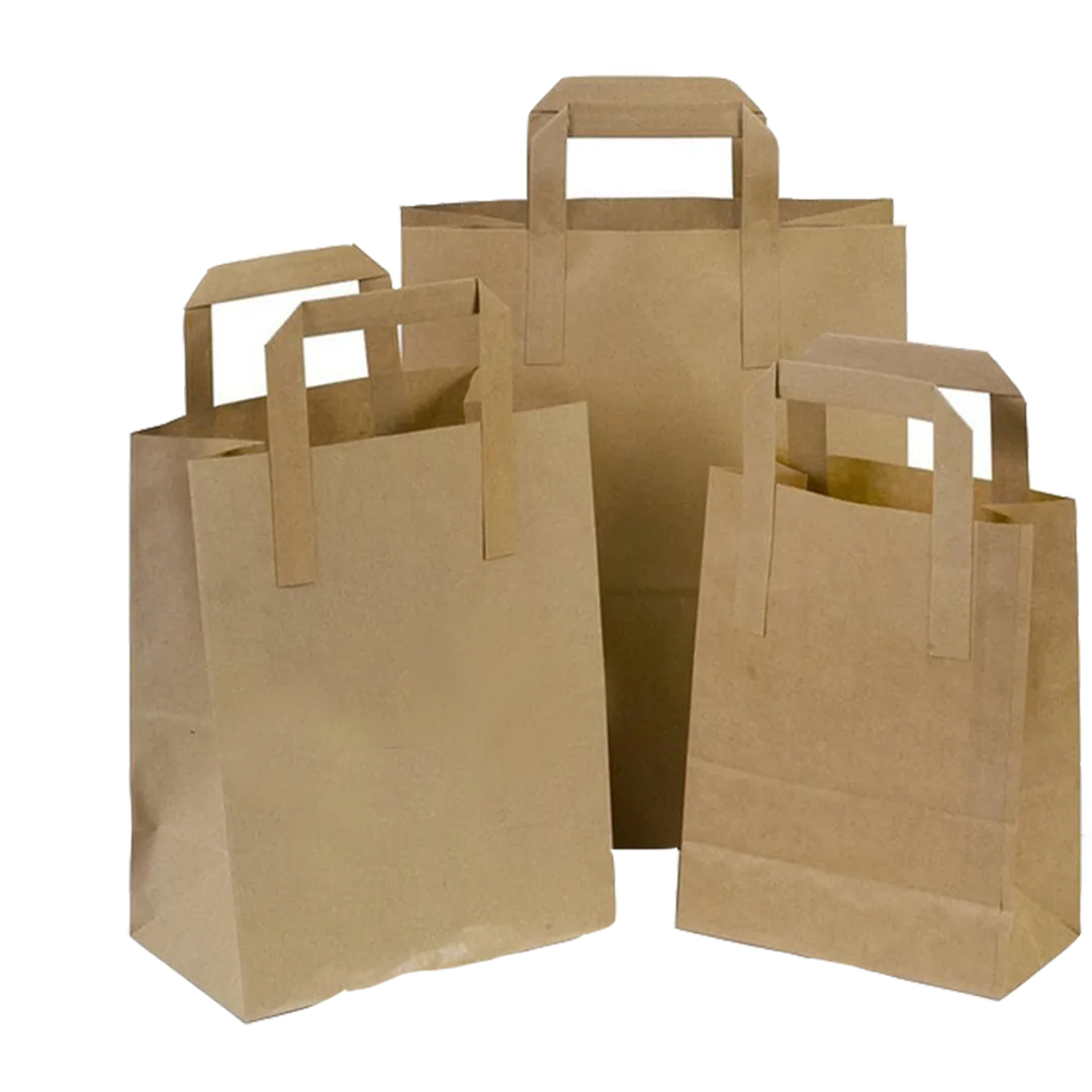 Бумажные пакеты 80х80х250 мм