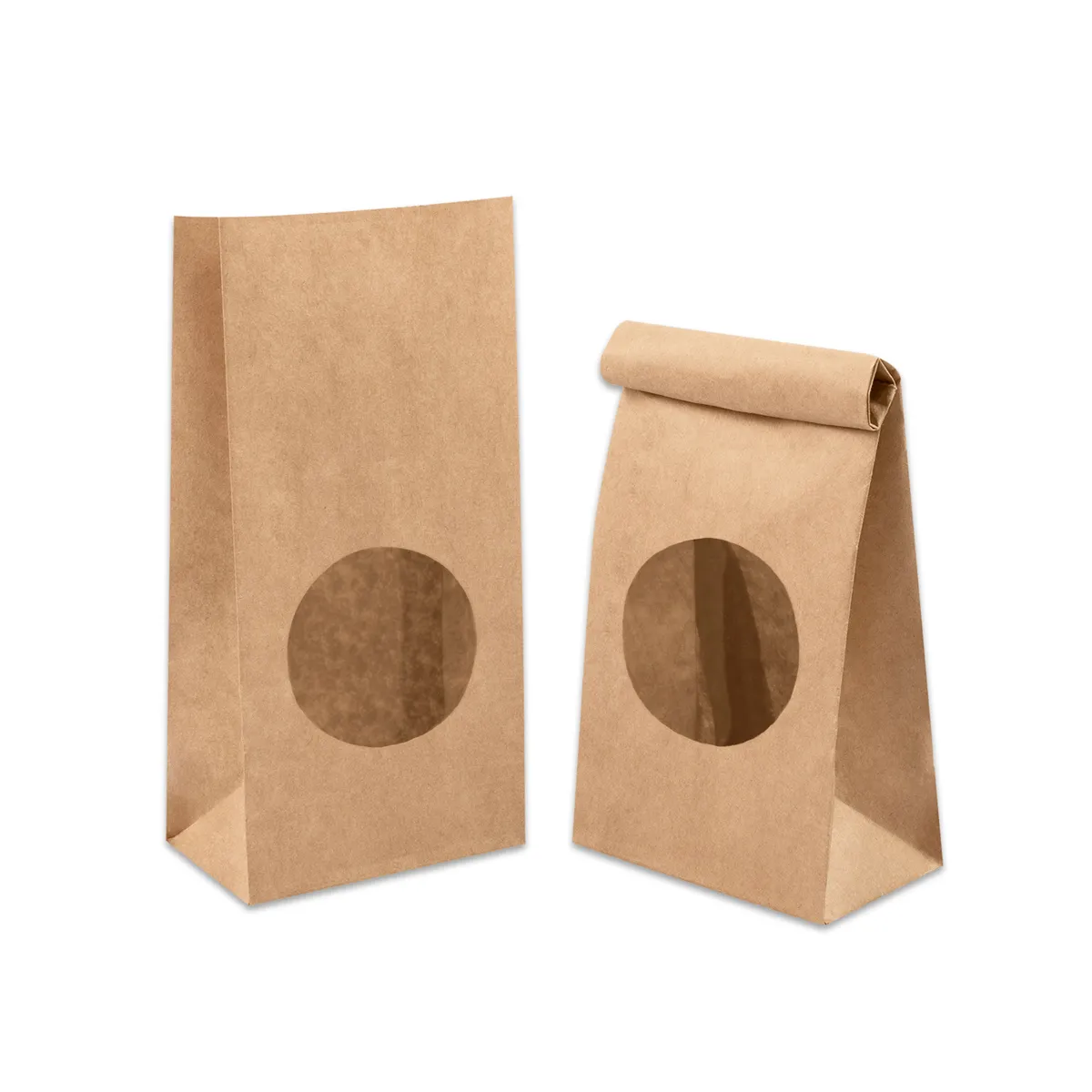 Бумажные пакеты с прямоугольным дном