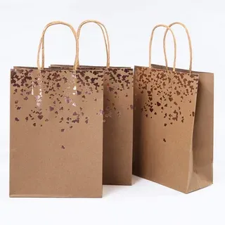 Бумажные пакеты с фольгой