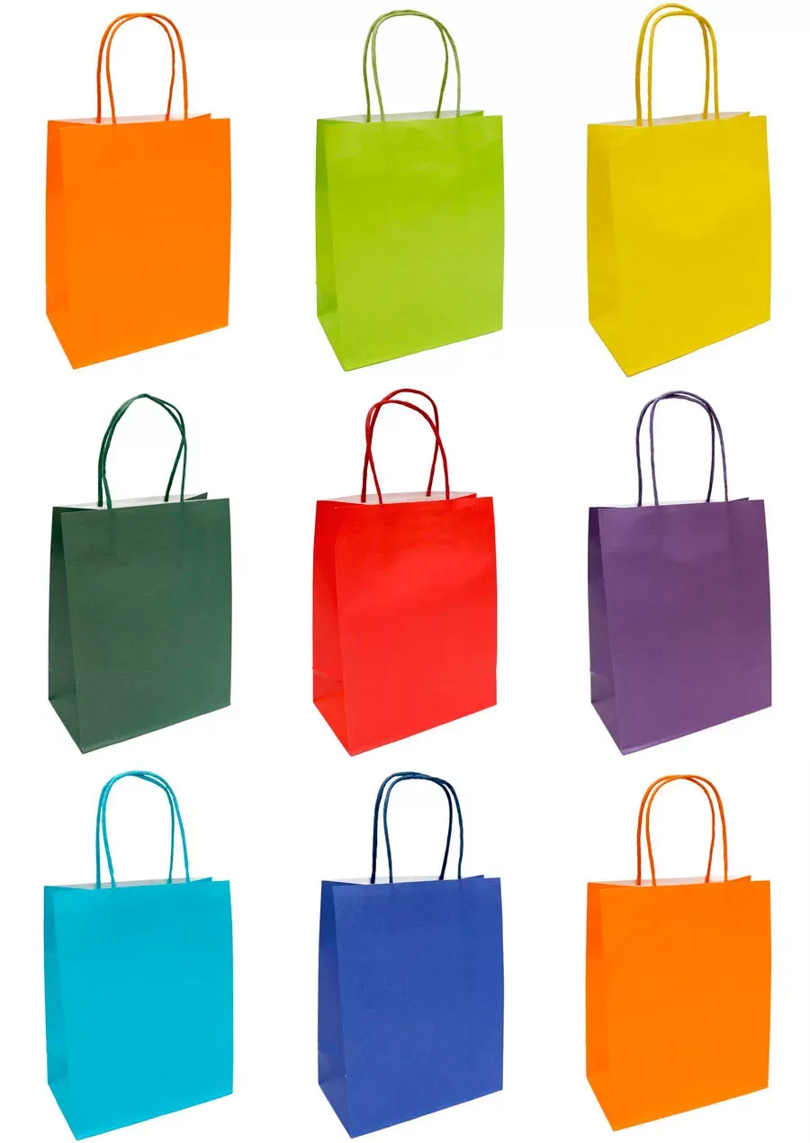 Цвета бумажных пакетов