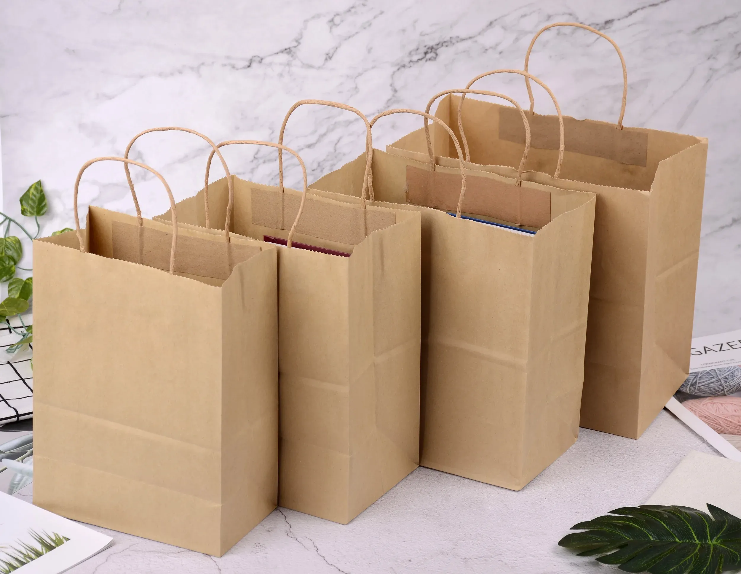 Бумажные пакеты 400х400 мм