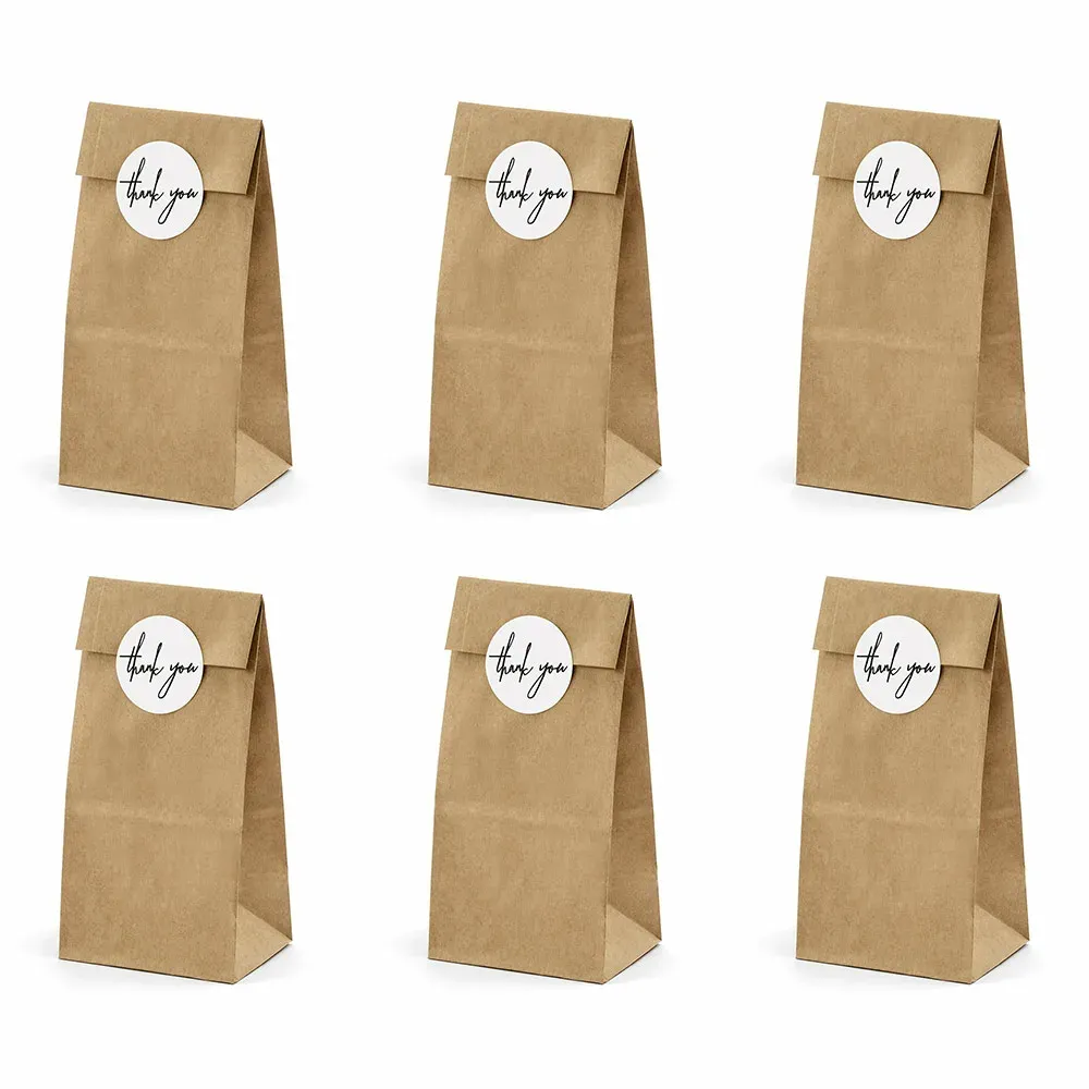 Бумажные пакеты с клеевым клапаном