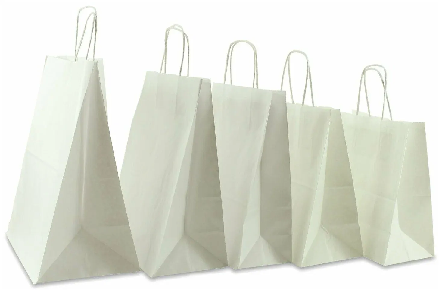 Бумажные пакеты с кручеными ручками