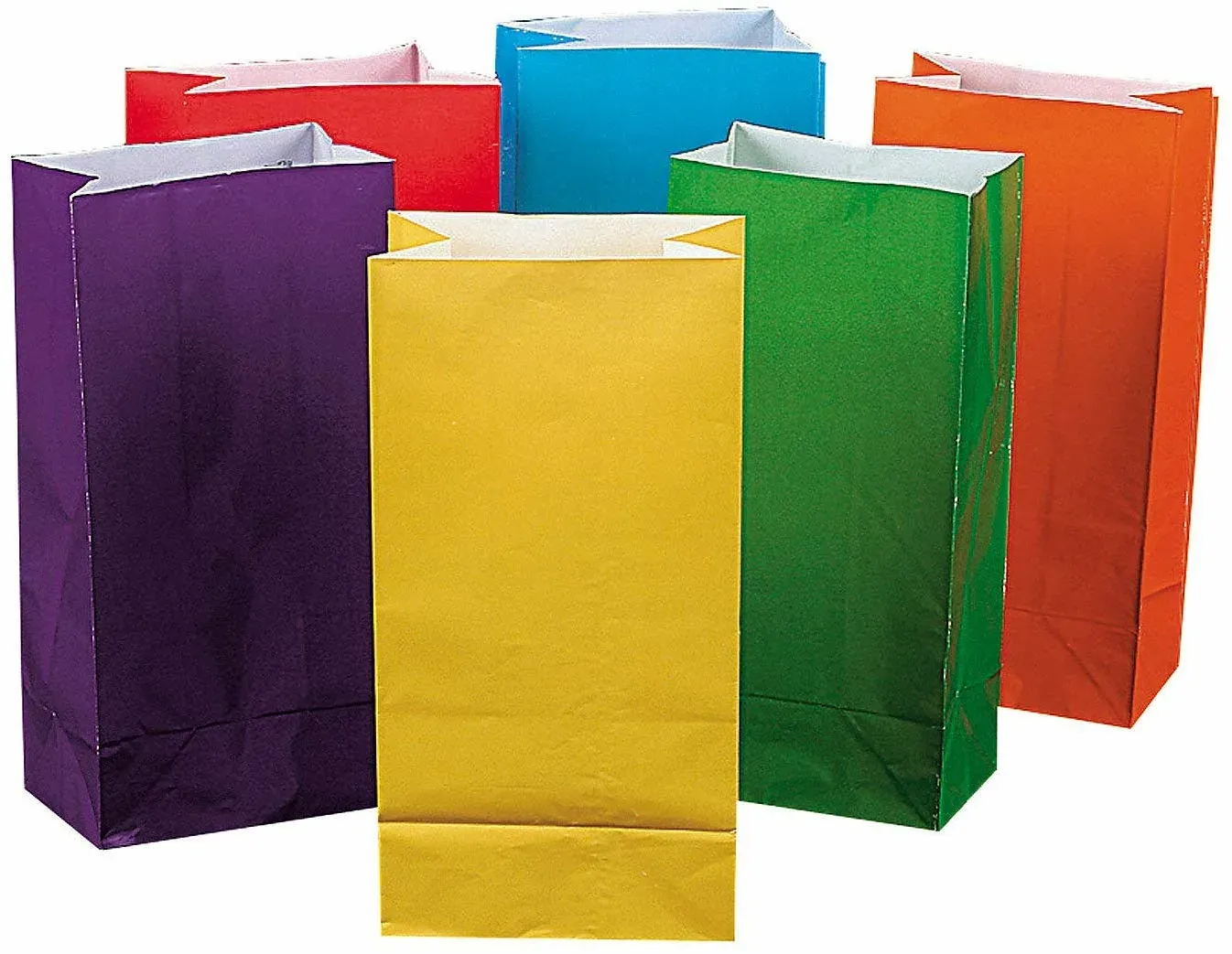 Цвета бумажных пакетов