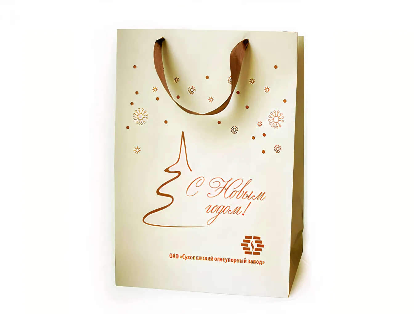 Бумажные пакеты с ленточными ручками