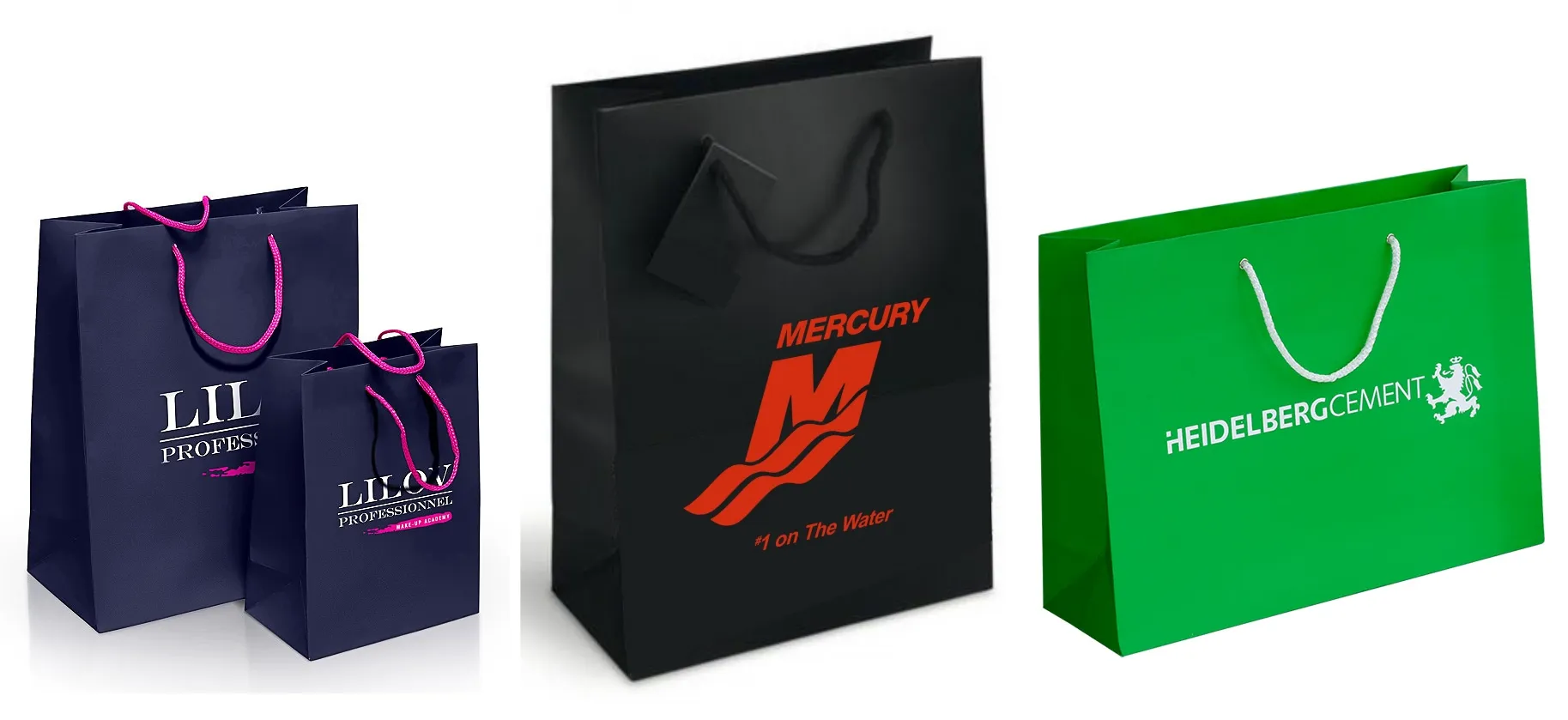 Бумажные пакеты с логотипом 17х35х15 см