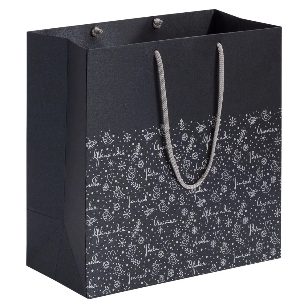 Бумажные пакеты с шелкографией