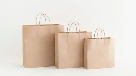 Бумажные пакеты 80х80х250 мм