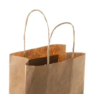 Бумажные пакеты с кручеными ручками