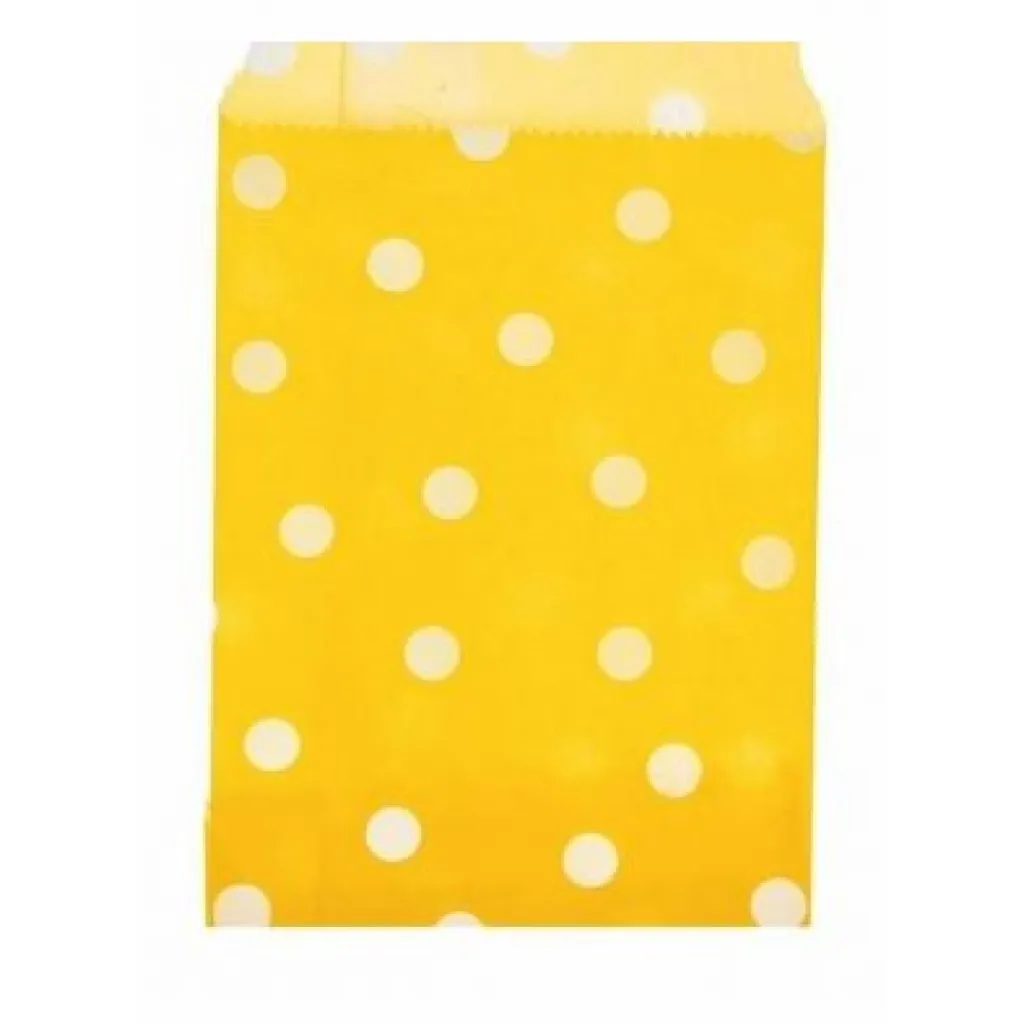 Желтые бумажные пакеты